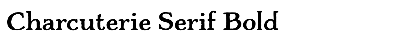 Charcuterie Serif Bold